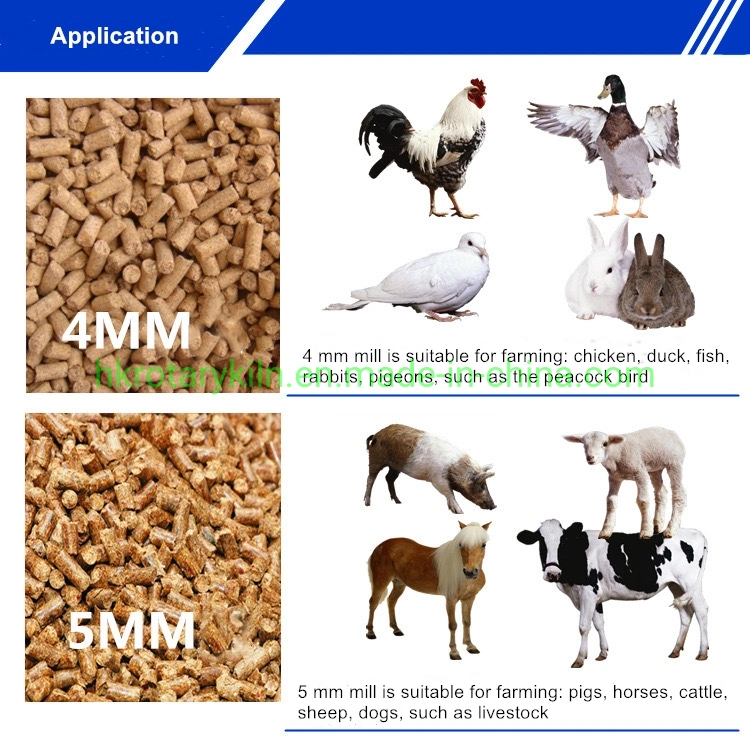 Hot Selling Flat Die Feed Machinery Animal/Feed Pellet Making Machine